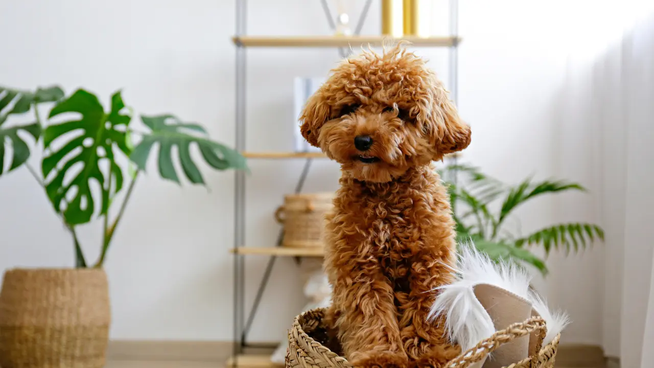 A brown Cavoodle puppy - Knose Puppy Insurance